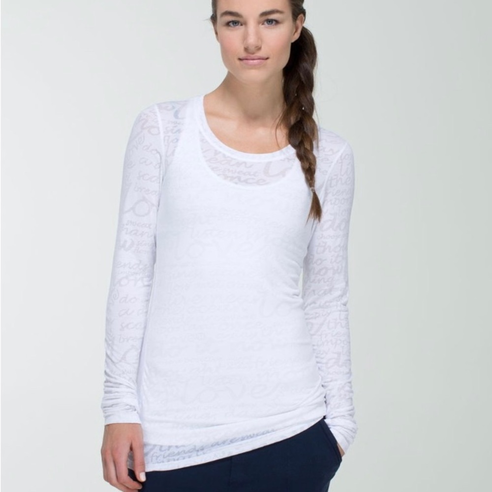 RARE 2014 Vintage Lululemon Daily Practice Longsleeve